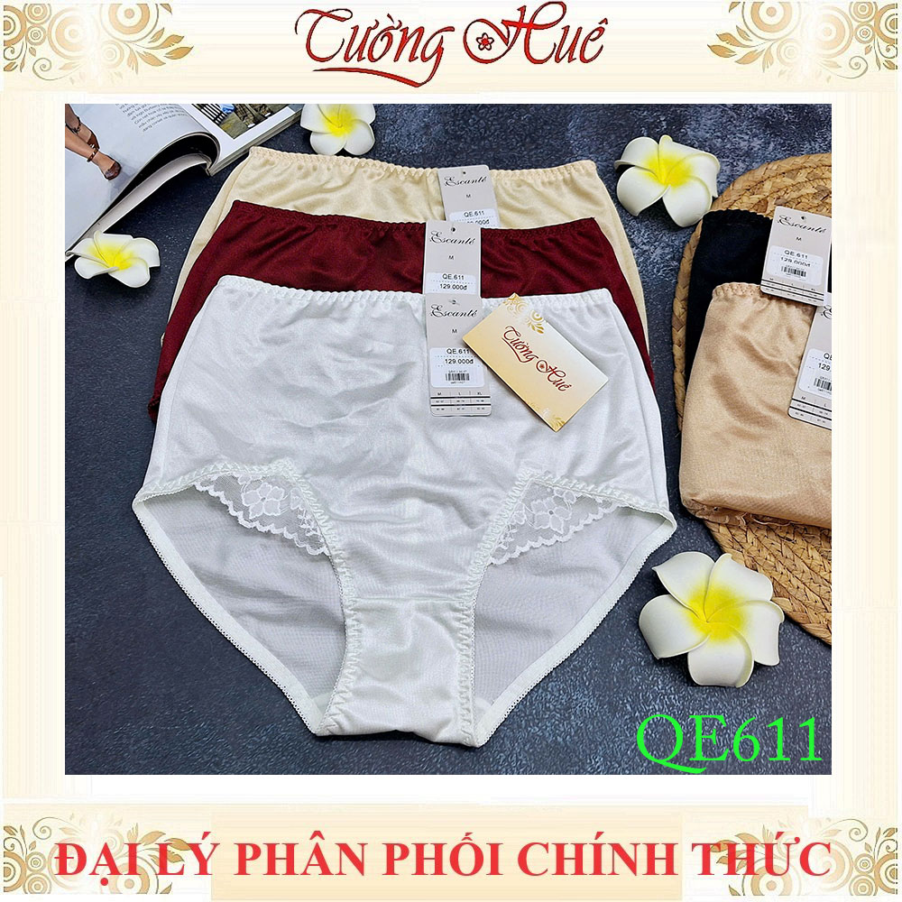 Quần Lót Nữ Escante QE611 Gen Nhẹ Cạp Cao Nâng Mông Mềm Mịn
