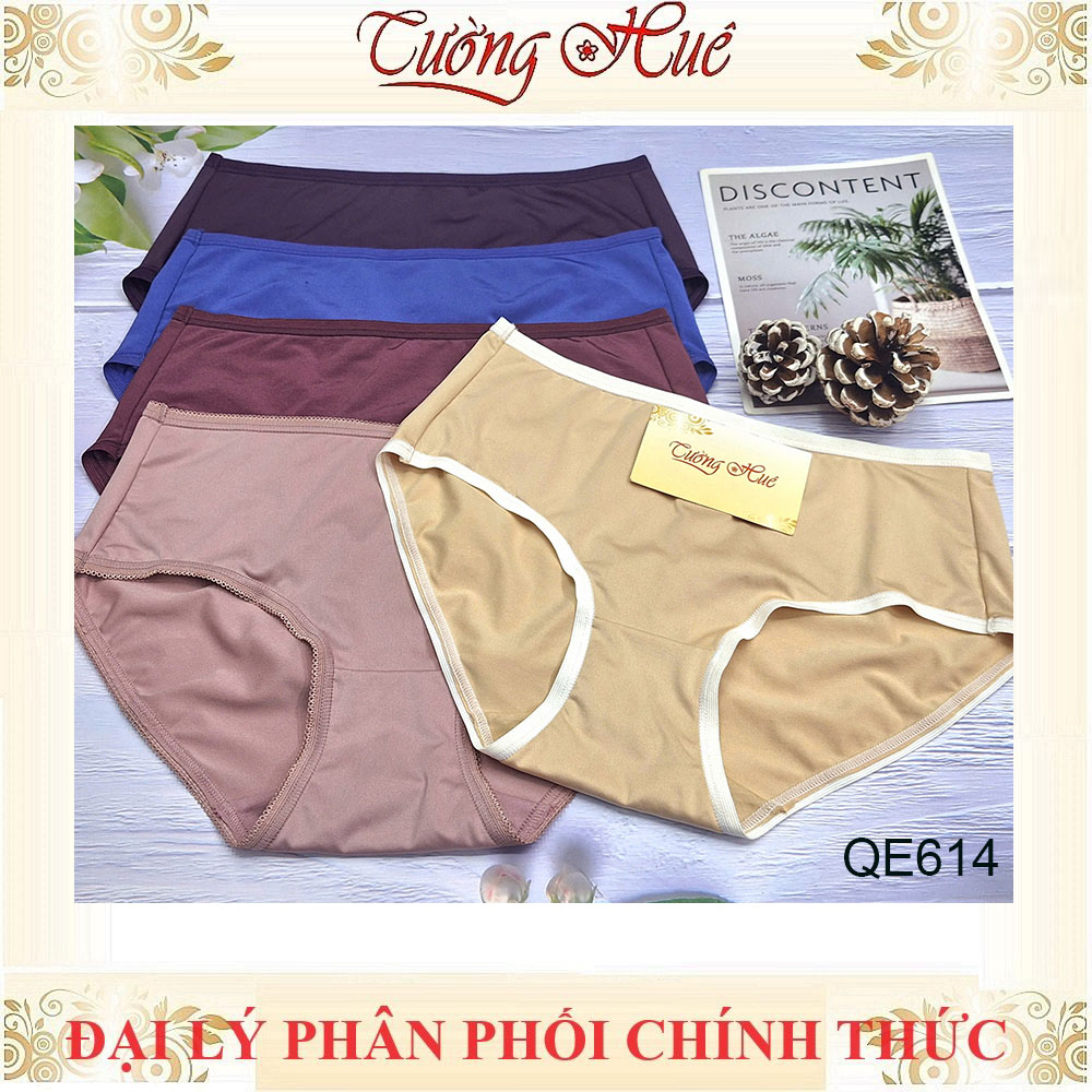 Combo 5 Quần Lót Nữ Trơn Cao Cấp Escanté QE614 Co Dãn Kháng Khuẩn Nhiều Màu