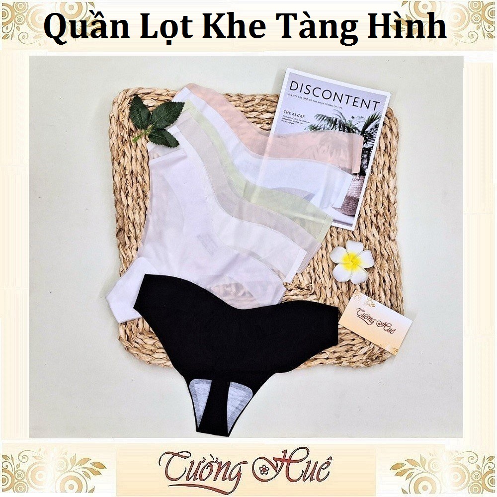 Quần Lót Nữ Lụa Trơn Lọt Khe Tàng Hình.
