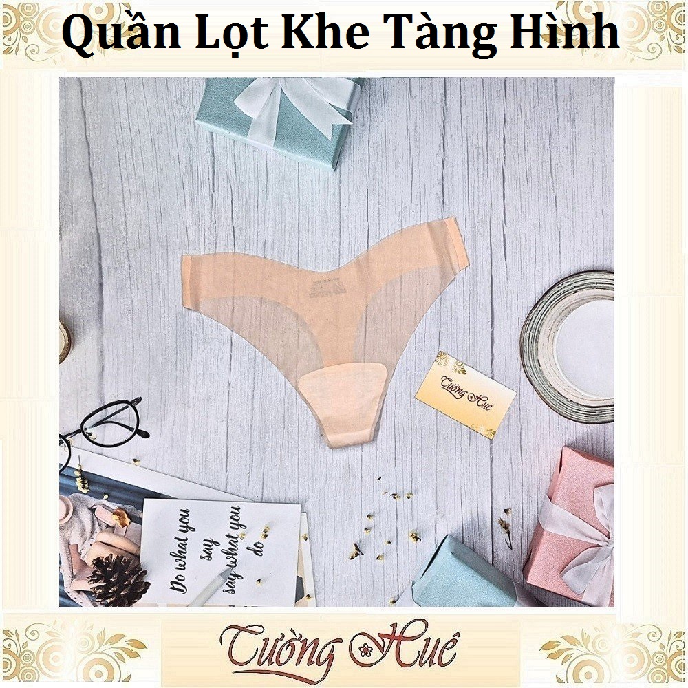 Quần Lót Nữ Lụa Trơn Lọt Khe Tàng Hình.