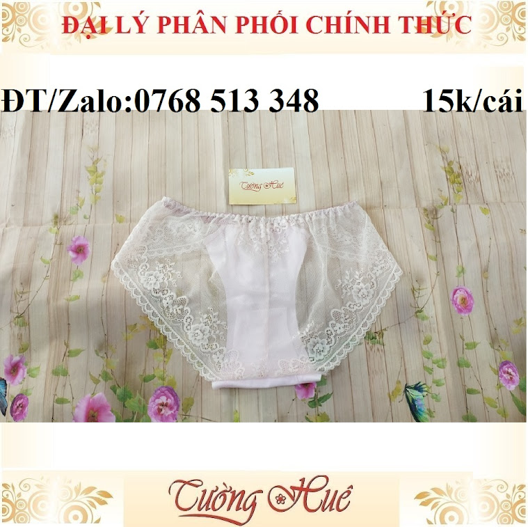 Quần lót nữ su phối ren size ML MÀU NGẪU NHIÊN.
