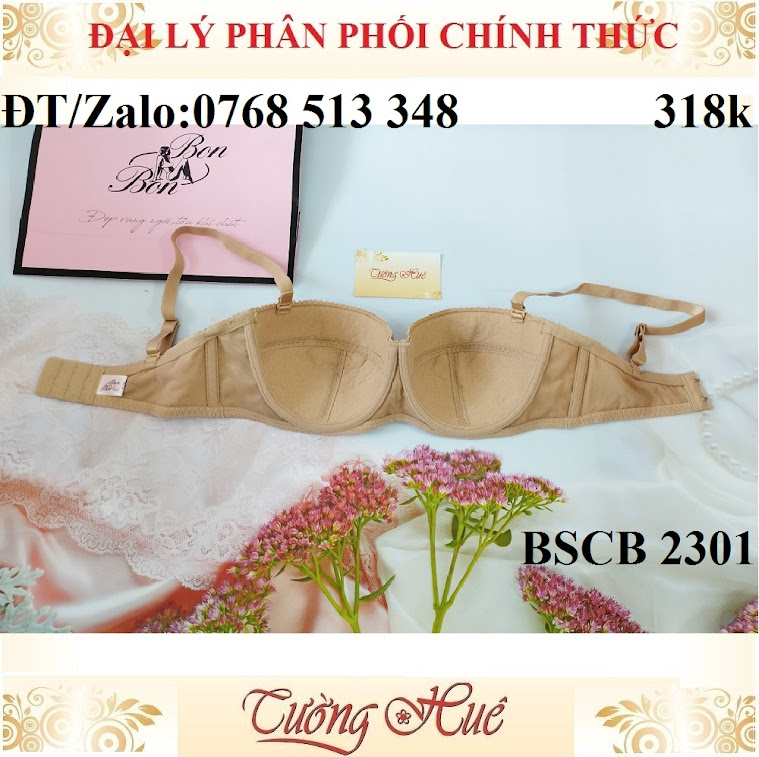 Áo lót nữ Bon Bon BSCB 2301 áo lót mút mỏng, cúp ngang.