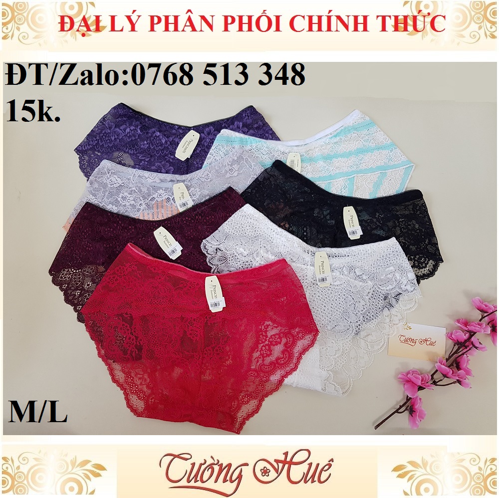 Quần lót nữ ren, màu ngẫu nhiên size ML.