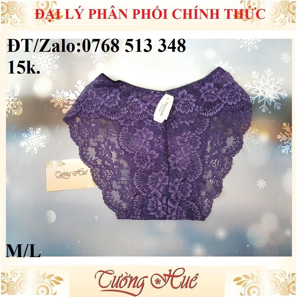 Quần lót nữ ren, màu ngẫu nhiên size ML.
