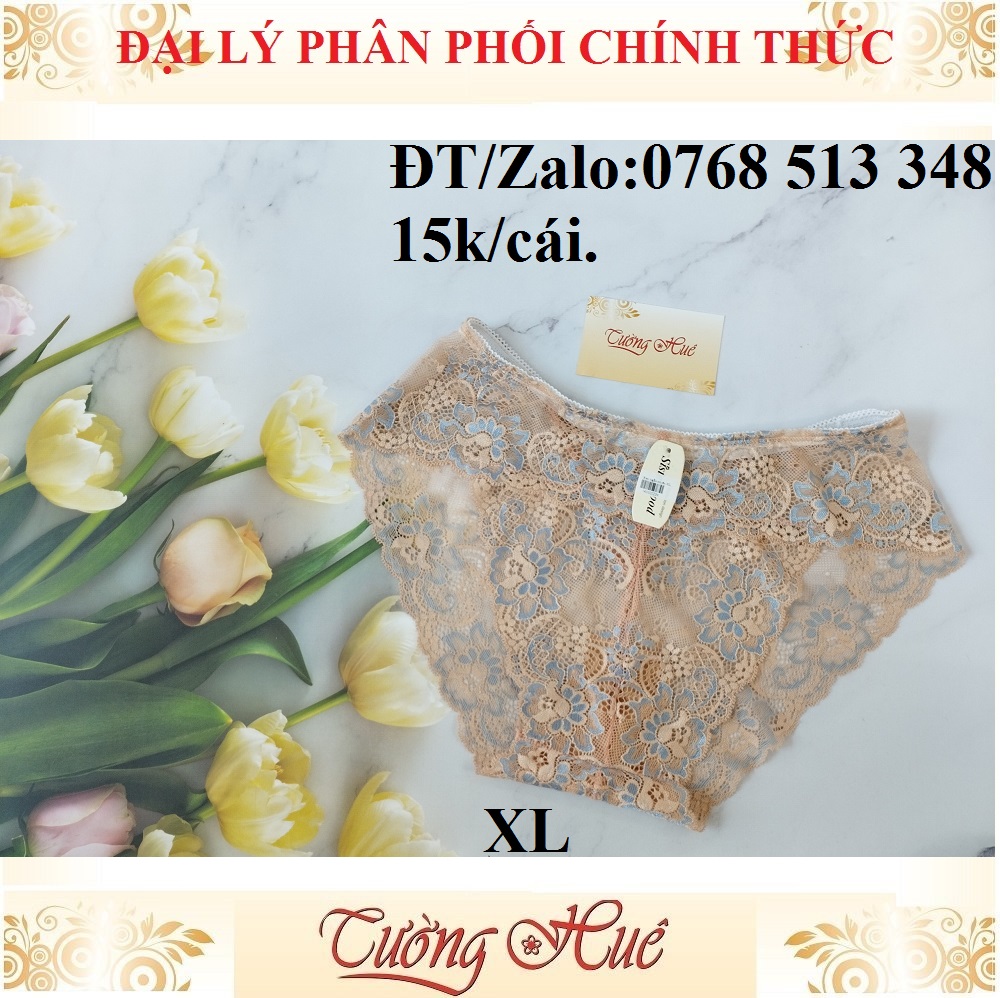 Quần lót nữ ren, màu ngẫu nhiên size XL.