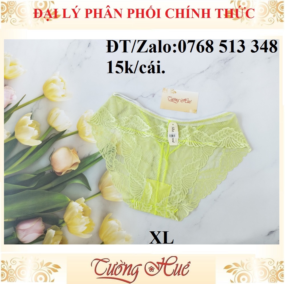 Quần lót nữ ren, màu ngẫu nhiên size XL.