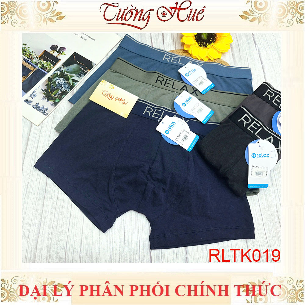 Quần Lót Dạng Đùi Boxer RELAX RLTK019 Bản Vừa Bông Cotton Thoáng Khí Khử Mùi