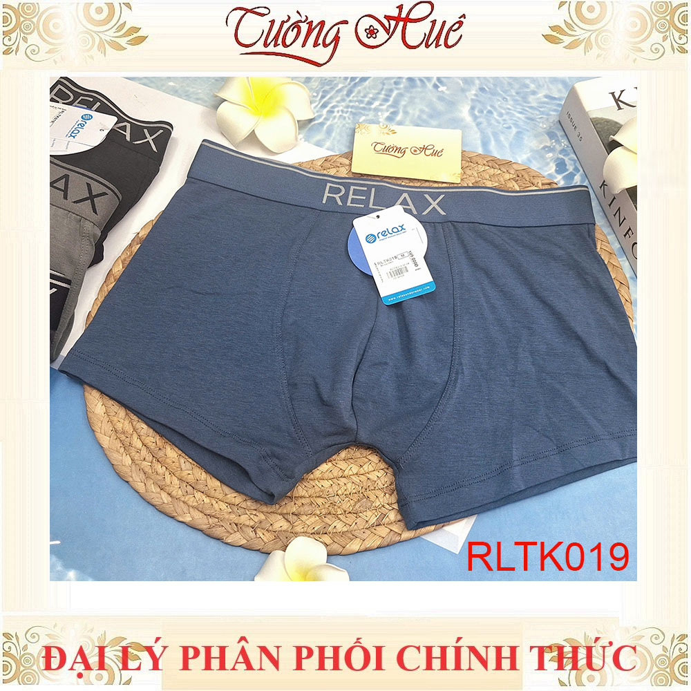 Quần Lót Dạng Đùi Boxer RELAX RLTK019 Bản Vừa Bông Cotton Thoáng Khí Khử Mùi