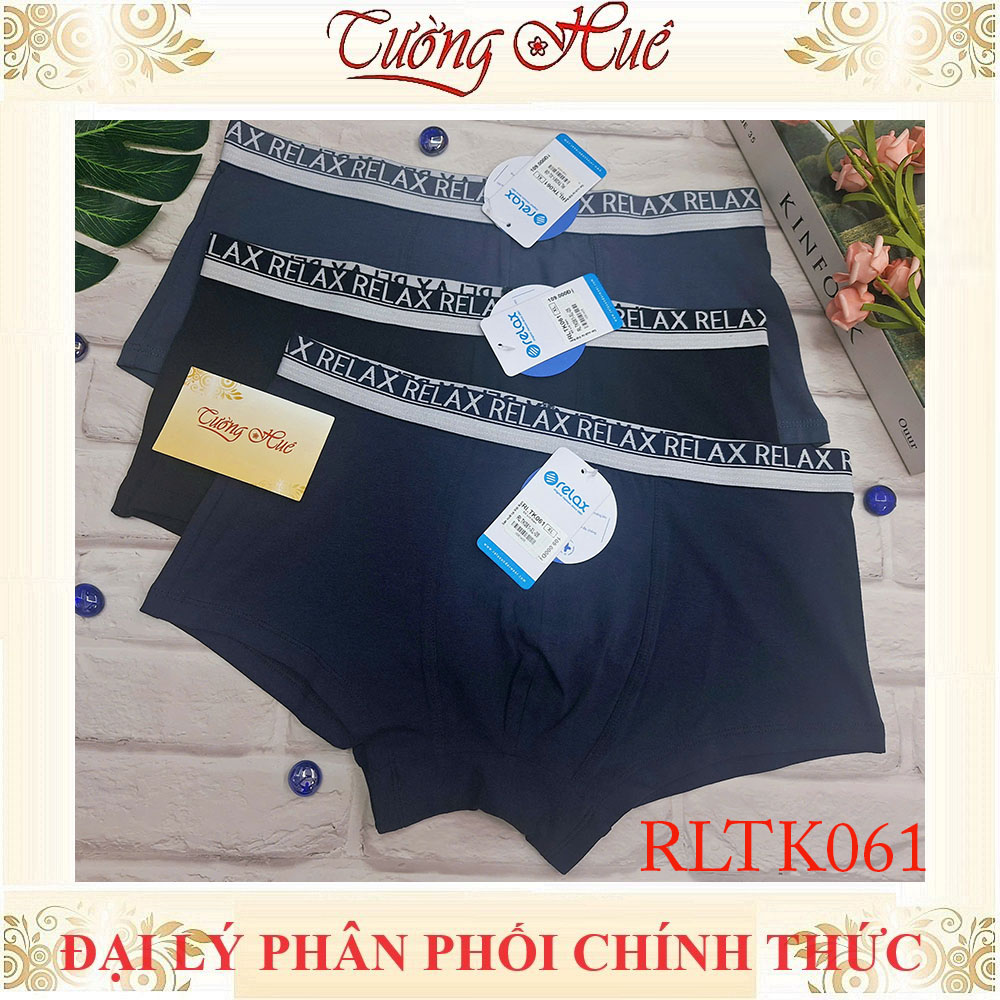 Quần Lót Nam Boxer Relax RLTK061 Cotton USA Thun Thoáng Khí Mềm Mịn Bản Lưng Nhỏ.
