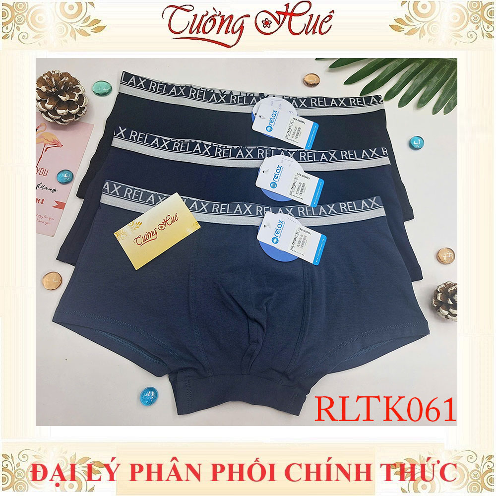 Quần Lót Nam Boxer Relax RLTK061 Cotton USA Thun Thoáng Khí Mềm Mịn Bản Lưng Nhỏ.
