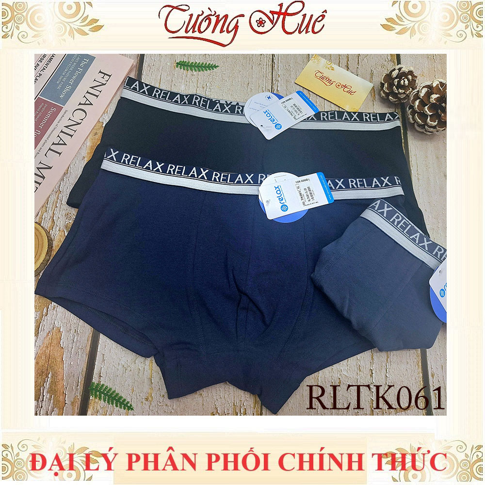 Quần Lót Nam Boxer Relax RLTK061 Cotton USA Thun Thoáng Khí Mềm Mịn Bản Lưng Nhỏ.