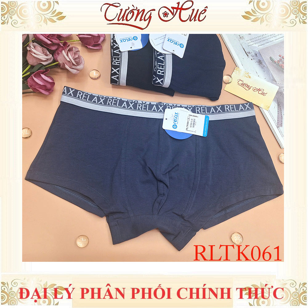 Quần Lót Nam Boxer Relax RLTK061 Cotton USA Thun Thoáng Khí Mềm Mịn Bản Lưng Nhỏ.