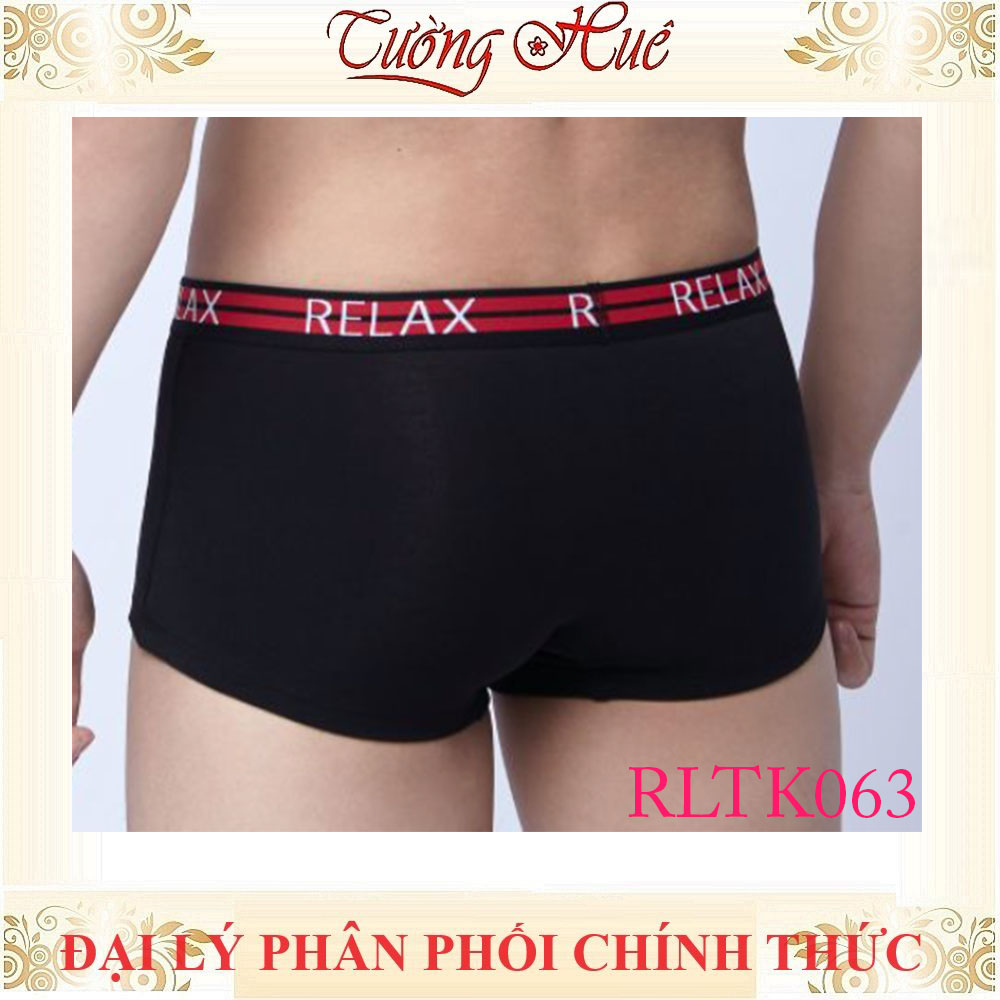 Quần Lót Nam Boxer Relax RLTK063 Cotton USA Thun Thoáng Khí Mềm Mịn Bản Lưng Nhỏ Kẻ Sọc Nam Tính