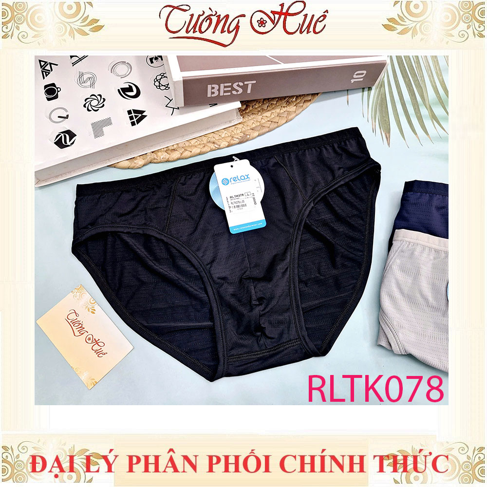 Quần Lót Nam Relax RLTK078 Thun Lạnh Bản Lưng Nhỏ Lỗ Thông Hơi Kháng Khuẩn Chống Sóng Từ