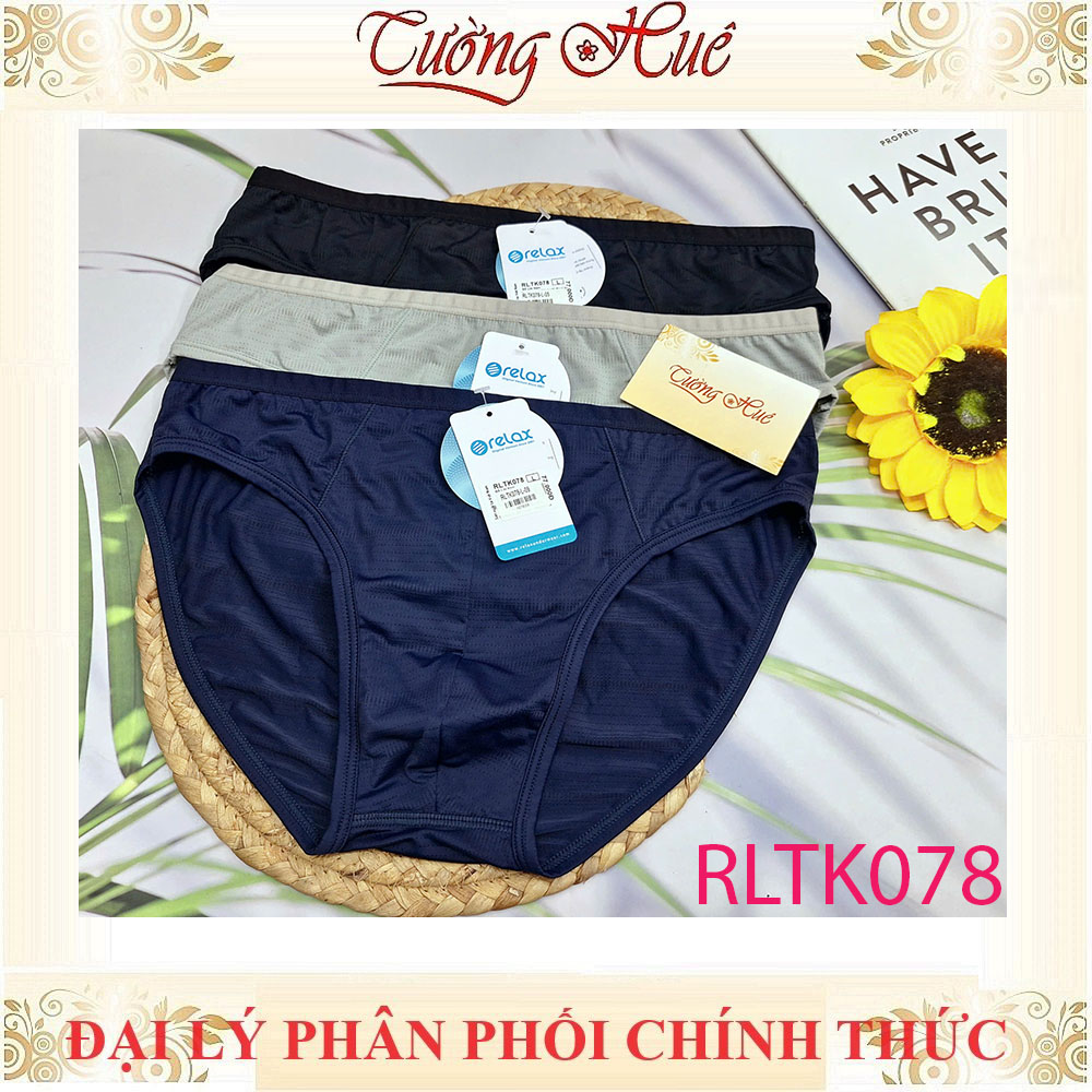 Quần Lót Nam Relax RLTK078 Thun Lạnh Bản Lưng Nhỏ Lỗ Thông Hơi Kháng Khuẩn Chống Sóng Từ