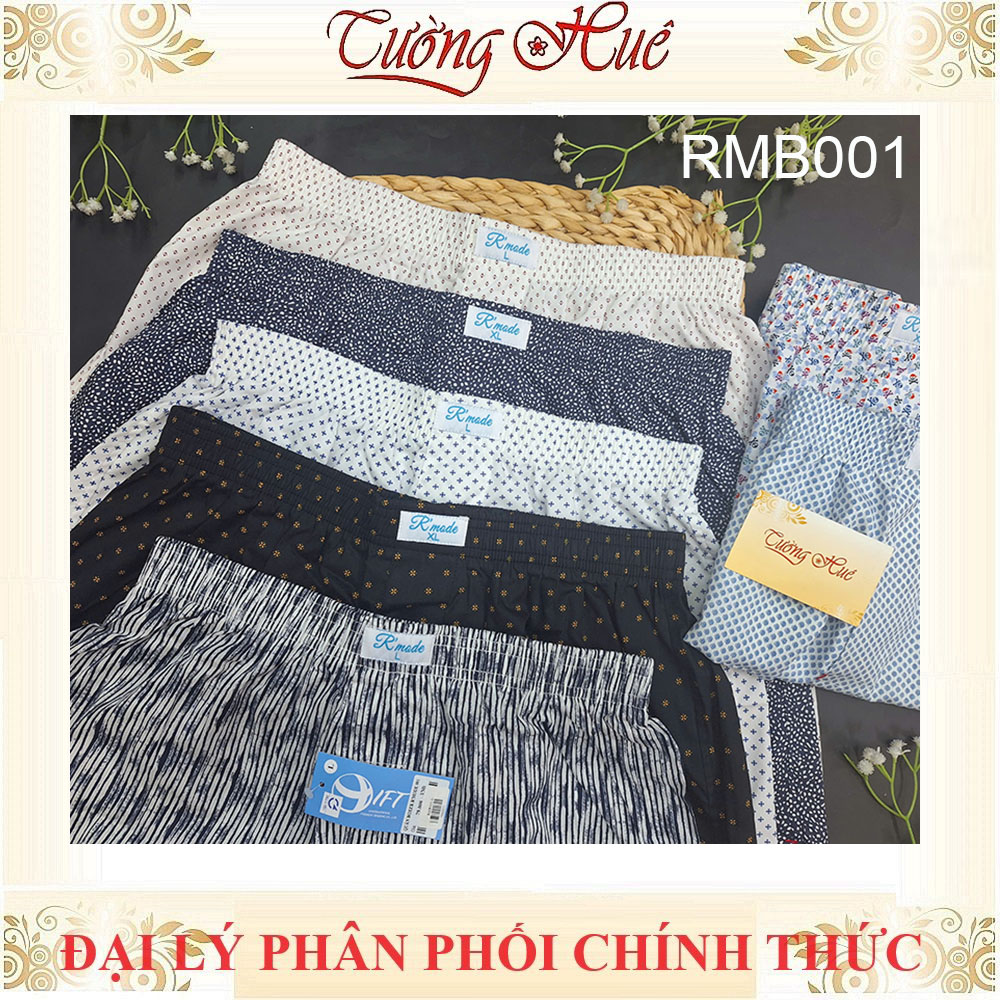 Quần Đùi Nam Mặc Nhà R'Mode RMB001 Kate Thái Mềm Mịn Chống Nhăn Thoáng Mát Họa Tiết Ngẫu Nhiên