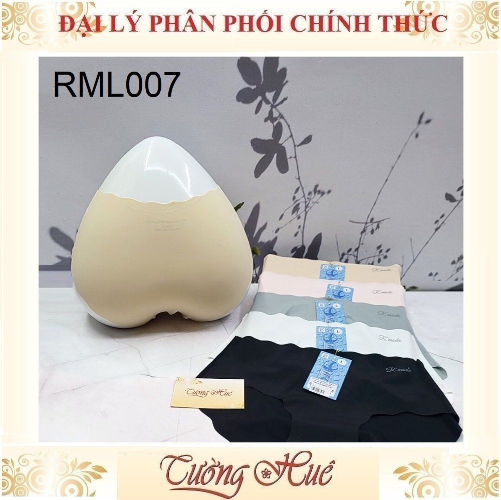 Quần Lót Nữ R'MODE Su Đúc Trơn Gợn Sóng Viền Lưng Vừa RML007.