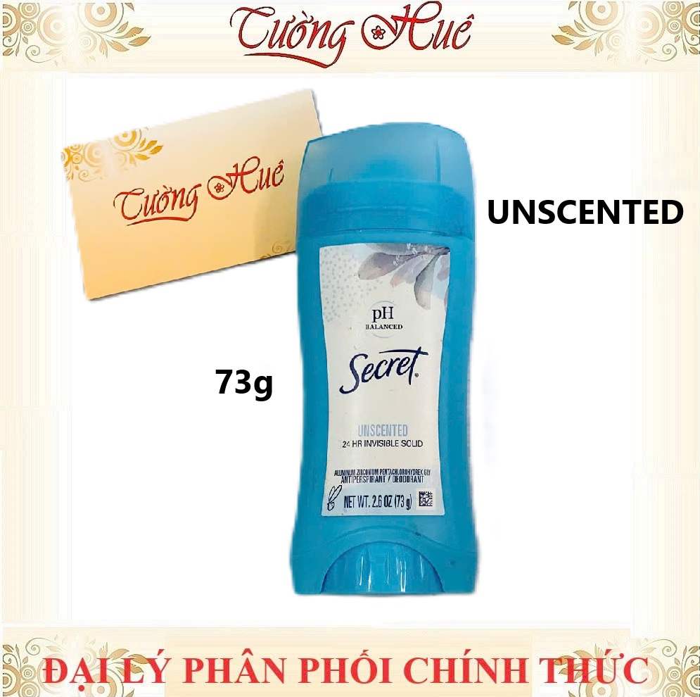 Lăn Sáp Khử Mùi Nữ Secret Cây Lớn 45g - 73g (Có lựa mùi)