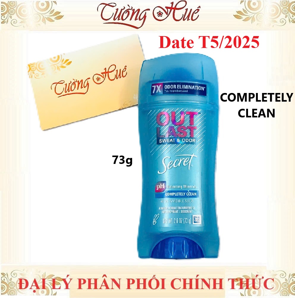 Lăn Sáp Khử Mùi Nữ Secret Cây Lớn 45g - 73g (Có lựa mùi)