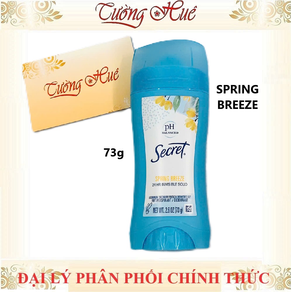 Lăn Sáp Khử Mùi Nữ Secret Cây Lớn 45g - 73g (Có lựa mùi)