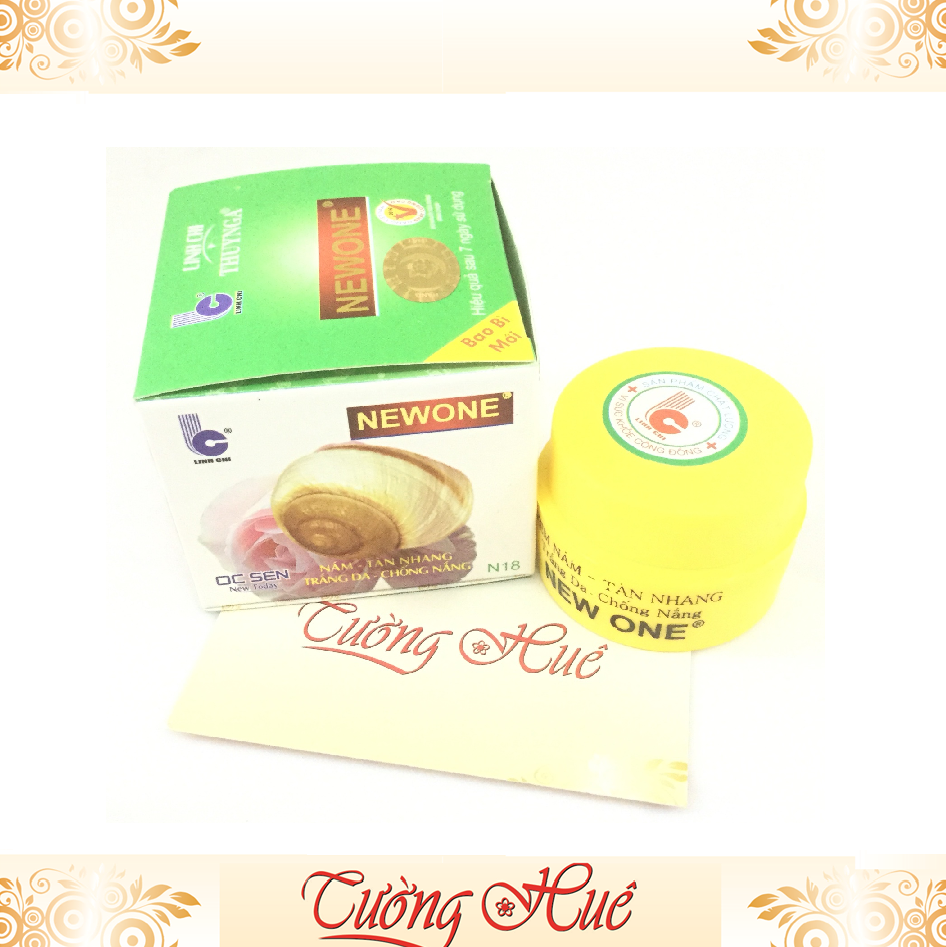 Kem NEWONE Linh Chi Thúy Nga Nám Tàn Nhang Trắng Da Chống Nắng - 12g - Xanh lá.