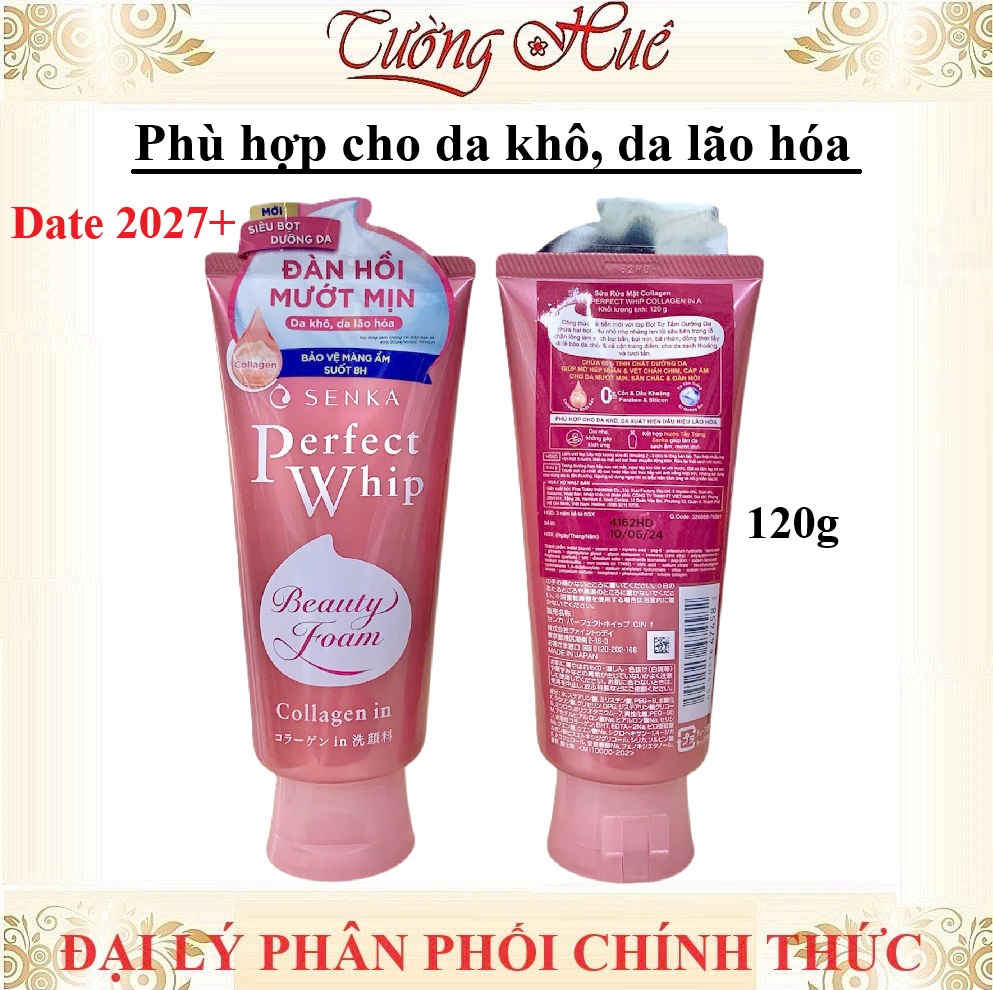 Sữa Rửa Mặt Senka Perfect Whip Nhiều Mùi (Có Lựa Chọn)