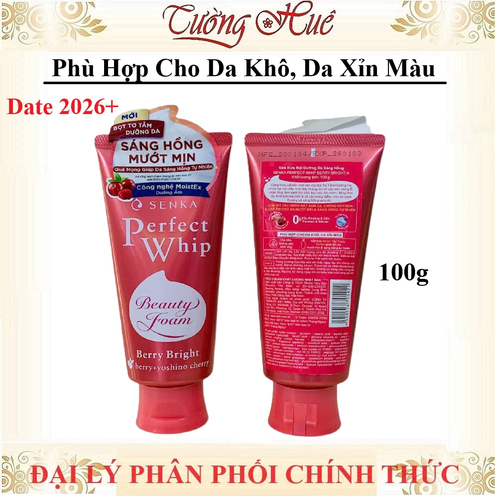 Sữa Rửa Mặt Senka Perfect Whip Nhiều Mùi (Có Lựa Chọn)