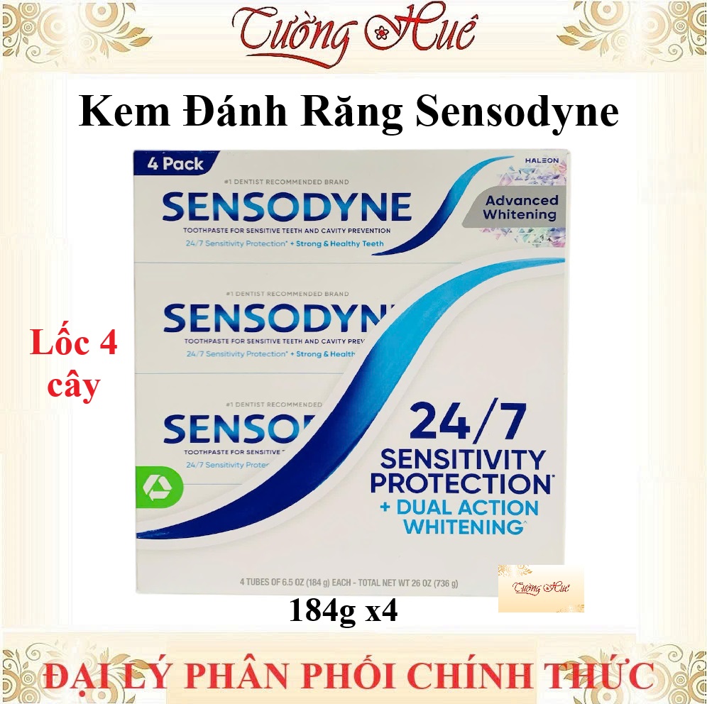 Kem Đánh Răng Sensodyne Advanced Whitening 184g - Có lựa chọn