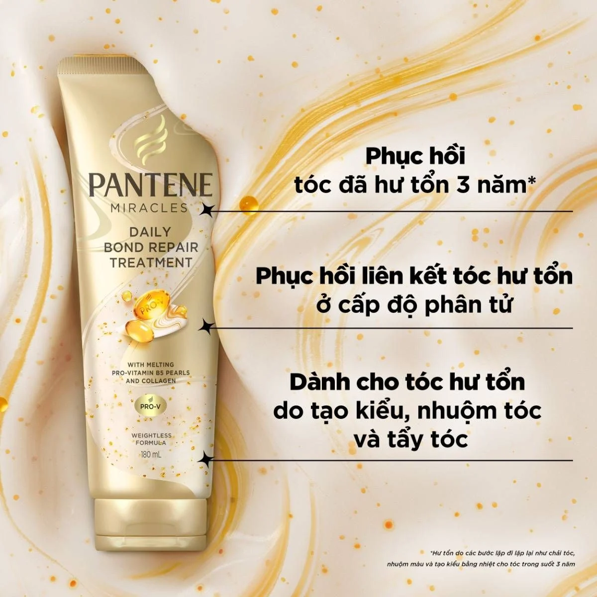 Ủ Tóc Chuyên Sâu Mỗi Ngày Pantene Miracles Intensive Daily Treatment Mask 180ml/300ml