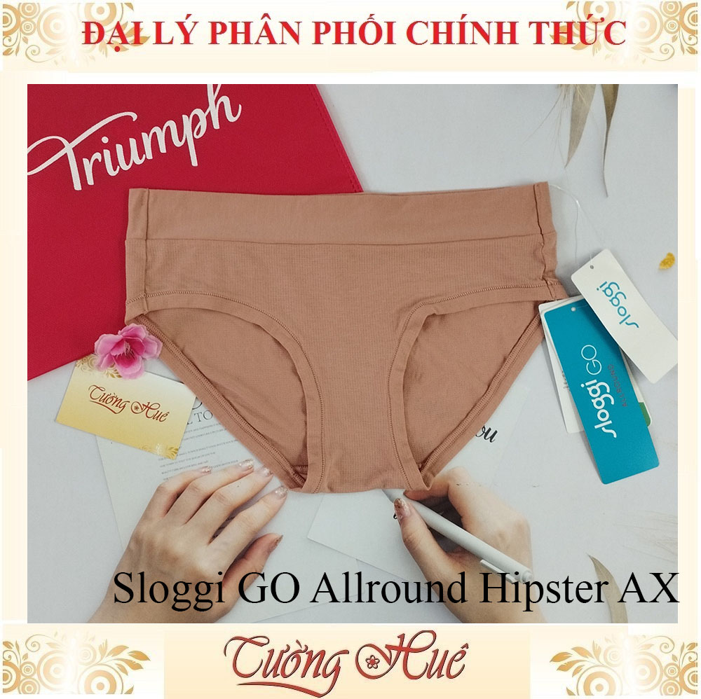 Quần lót nữ Triumph Sloggi GO Allround Hipster AX Trơn Lưng Cao.