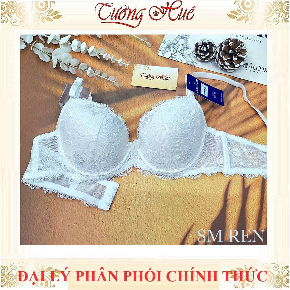 Áo Lót Nữ Bra Aeon Ren Có Gọng Mút Siêu Mỏng Bản Lưng Vừa 3 Móc Cài