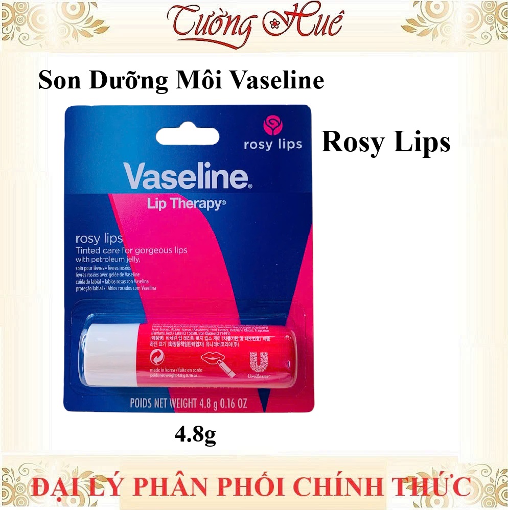 Son Dưỡng Môi Vaseline Lip Therapy Nhiều Mùi - 4.8g