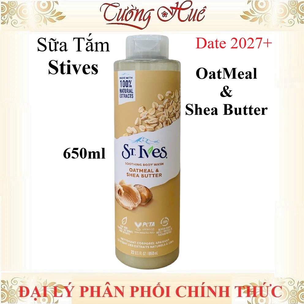 Sữa Tắm St.Ives Body Wash Nhiều Mùi - 650ml