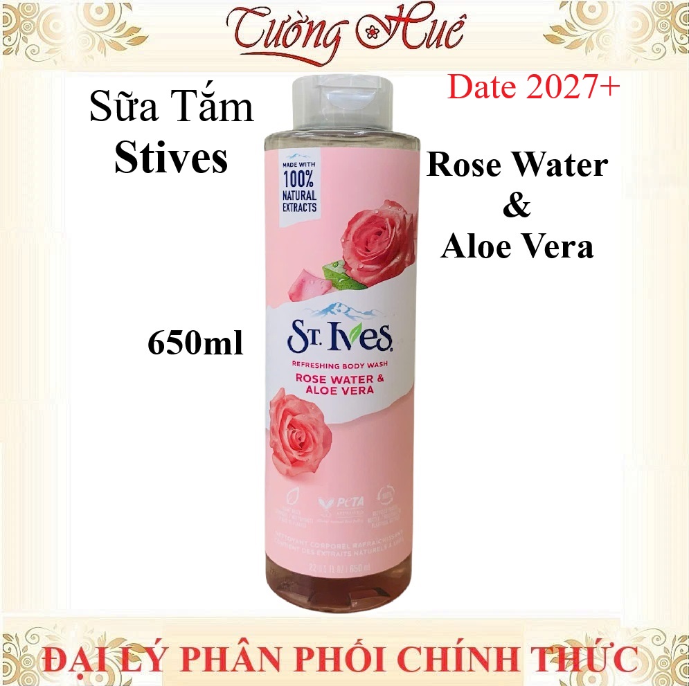 Sữa Tắm St.Ives Body Wash Nhiều Mùi - 650ml