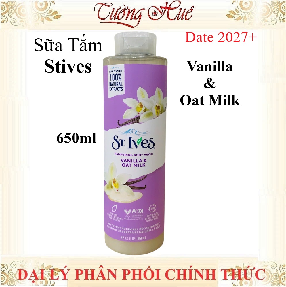 Sữa Tắm St.Ives Body Wash Nhiều Mùi - 650ml