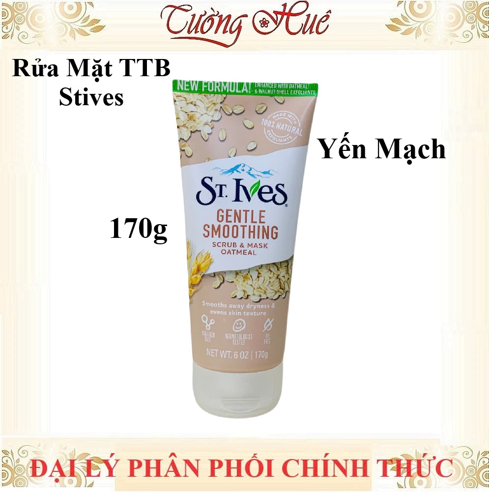 Sữa Rửa Mặt Tẩy Da Chết St.ives Nhiều Mùi Lựa Chọn - 170g