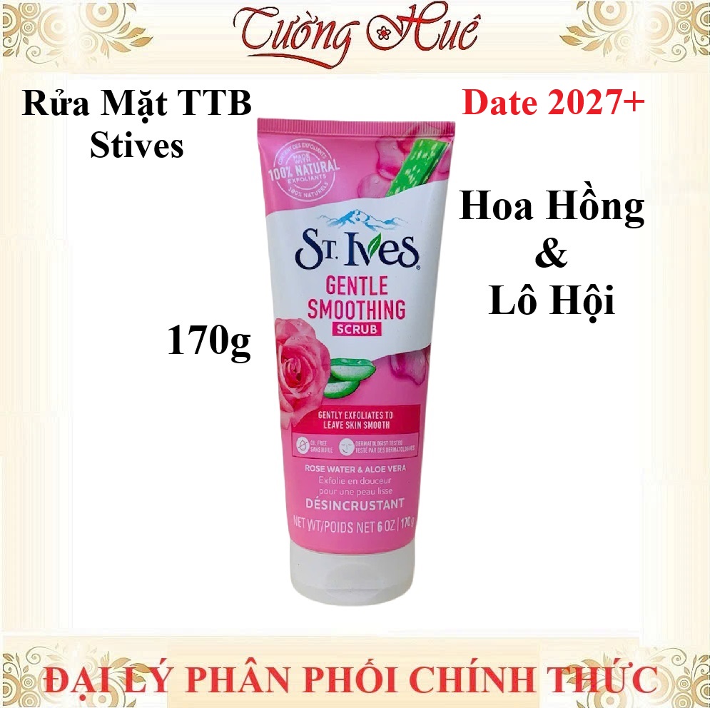 Sữa Rửa Mặt Tẩy Da Chết St.ives Nhiều Mùi Lựa Chọn - 170g