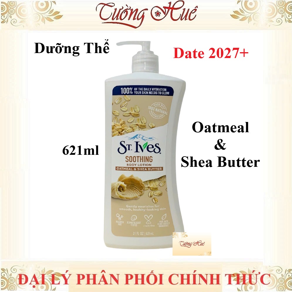 Sữa Dưỡng Thể St.Ives Body Lotion Dưỡng Trắng Da Nhiều Mùi Lựa Chọn - 621ml