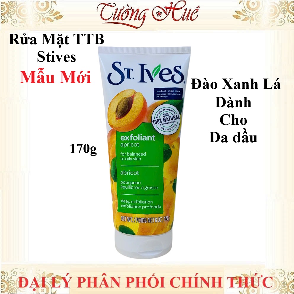 Sữa Rửa Mặt Tẩy Da Chết St.ives Nhiều Mùi Lựa Chọn - 170g