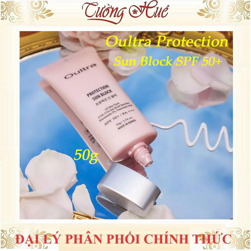 Oultra Kem Chống Nắng Nâng Tone SPF50+ Pa+++, Kiềm Dầu, Bảo Vệ, Làm Dịu Da 50G