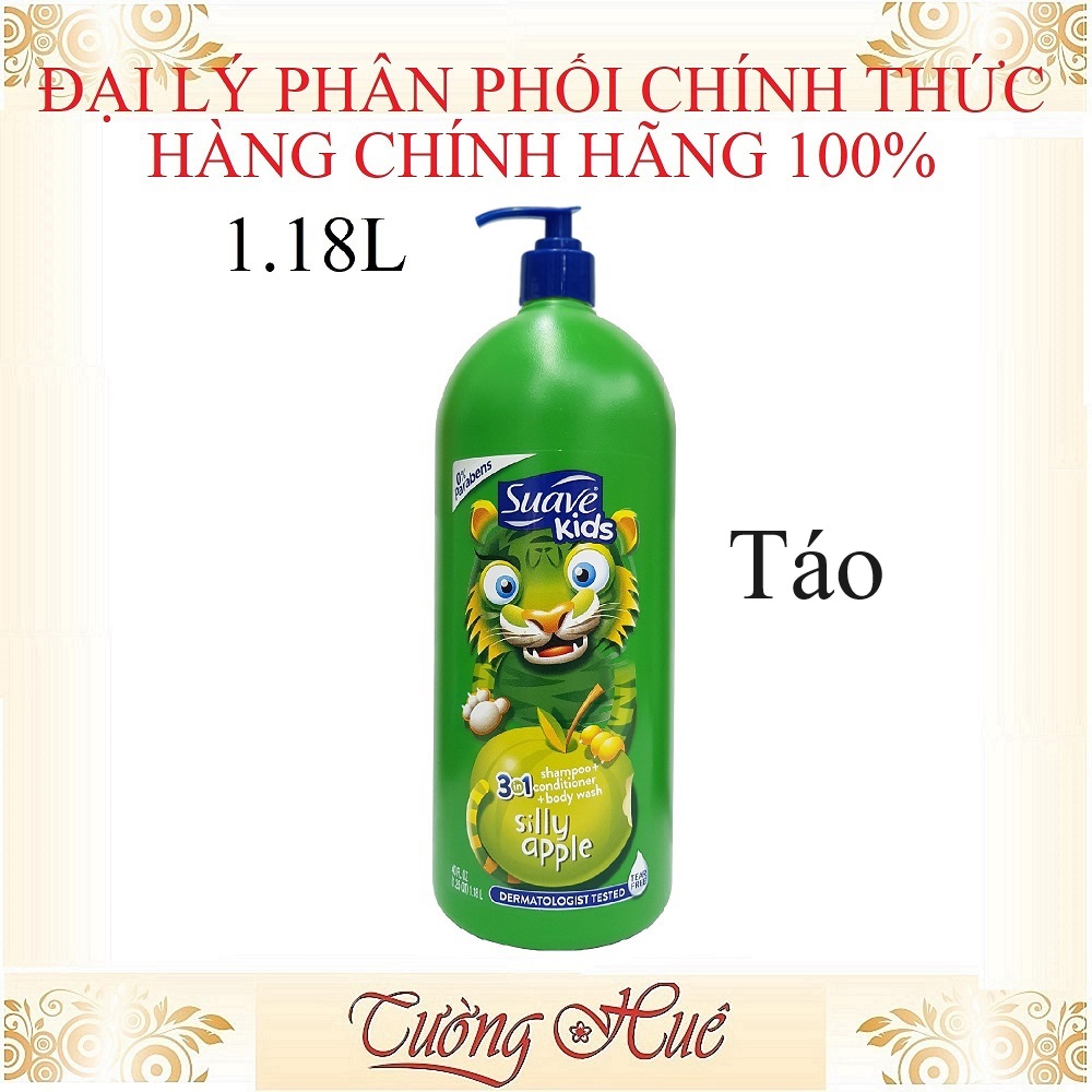 Sữa Tắm Gội Xả Cho Bé Suave Kids 3in1 (Nhiều Mùi Lựa Chọn)
