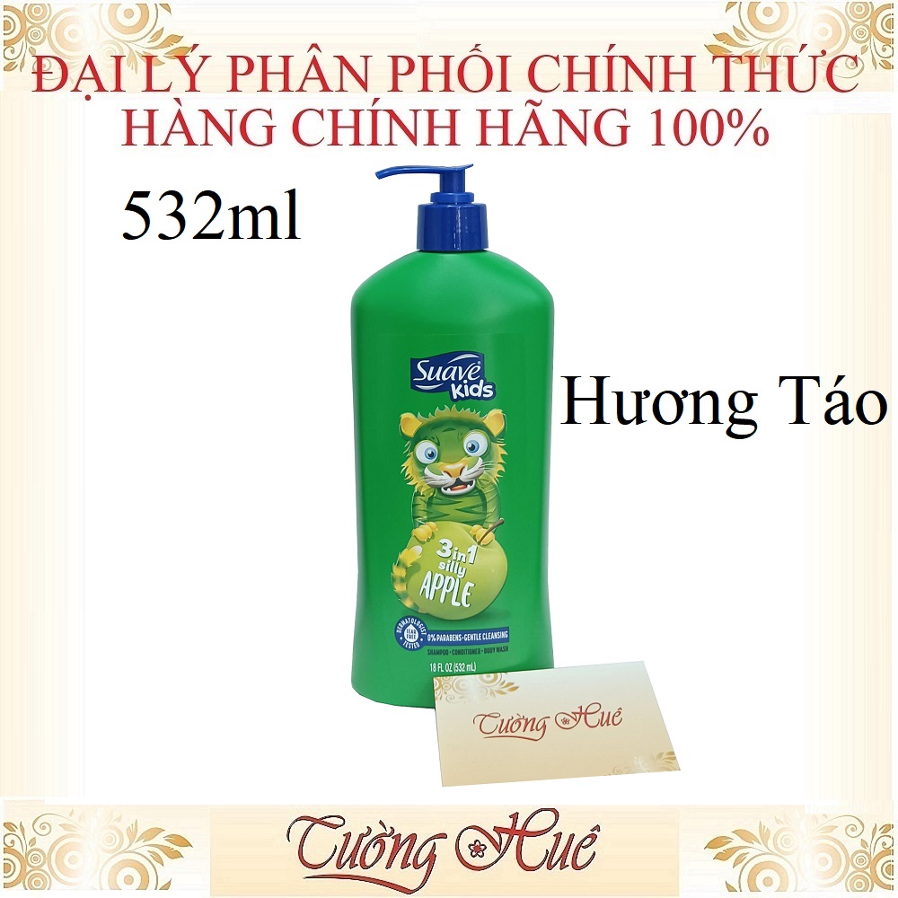 Sữa Tắm Gội Xả Cho Bé Suave Kids 3in1 (Nhiều Mùi Lựa Chọn)