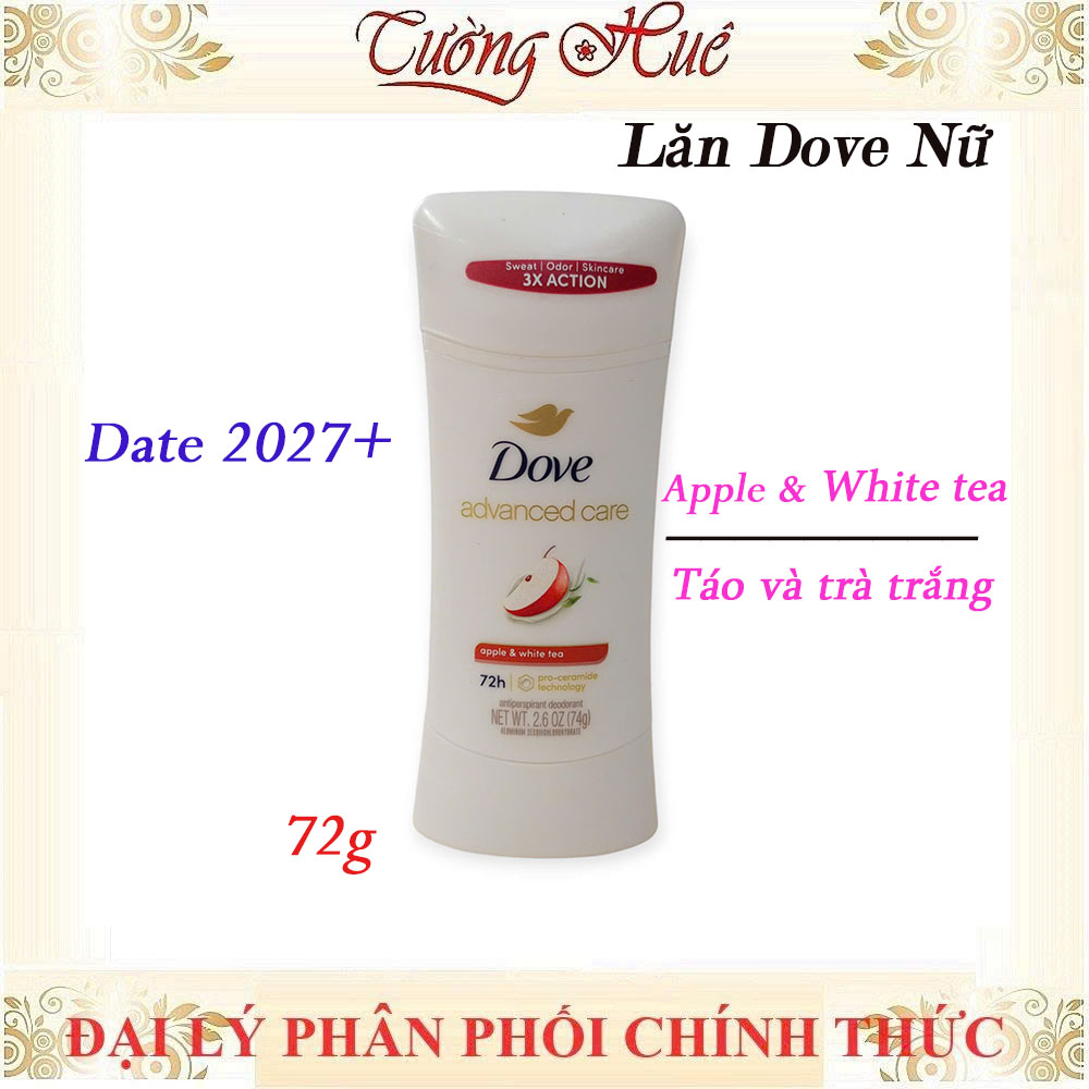 Lăn Khử Mùi Nữ Dove Nhiều Mùi Lựa Chọn - 74g