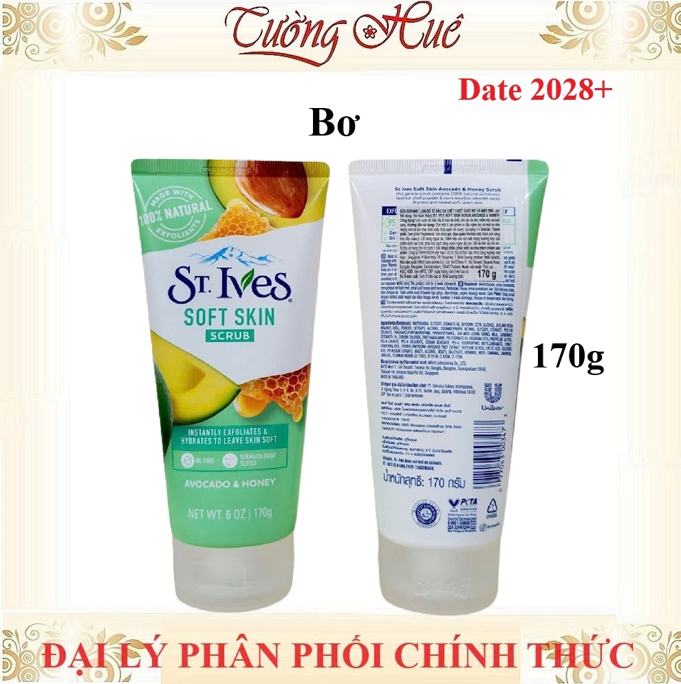 Rửa Mặt Tẩy Da Chết St. Ives 170g - Có Lựa Chọn