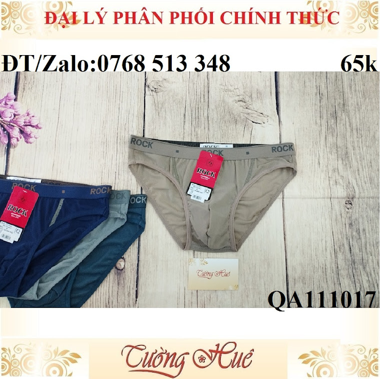 Quần lót nam Rock QA 111017 quần lưới trơn.