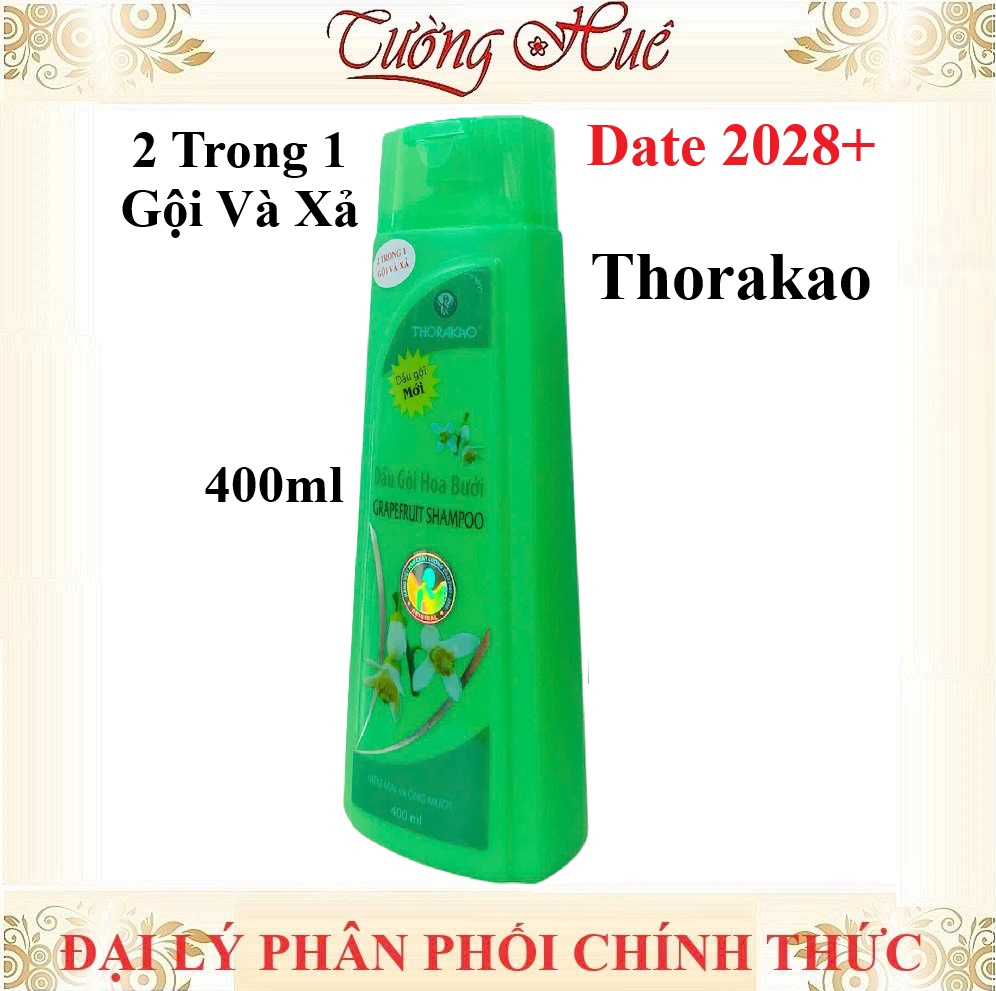 Dầu Gội Xả Hoa Bưởi Thorakao 2in1 Grapefruit - 400ml