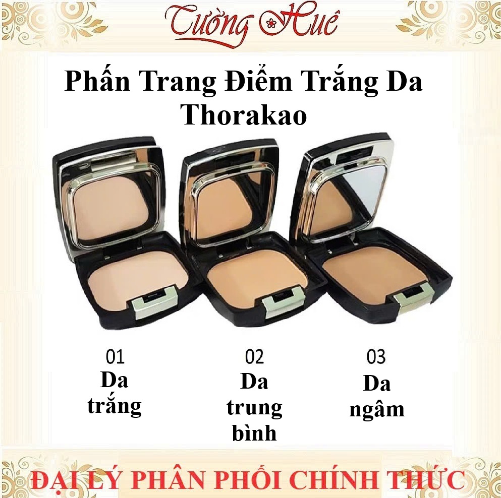 Phấn Trang Điểm Trắng Da Thorakao Two Way Cake 9g - Nhiều Màu Lựa Chọn