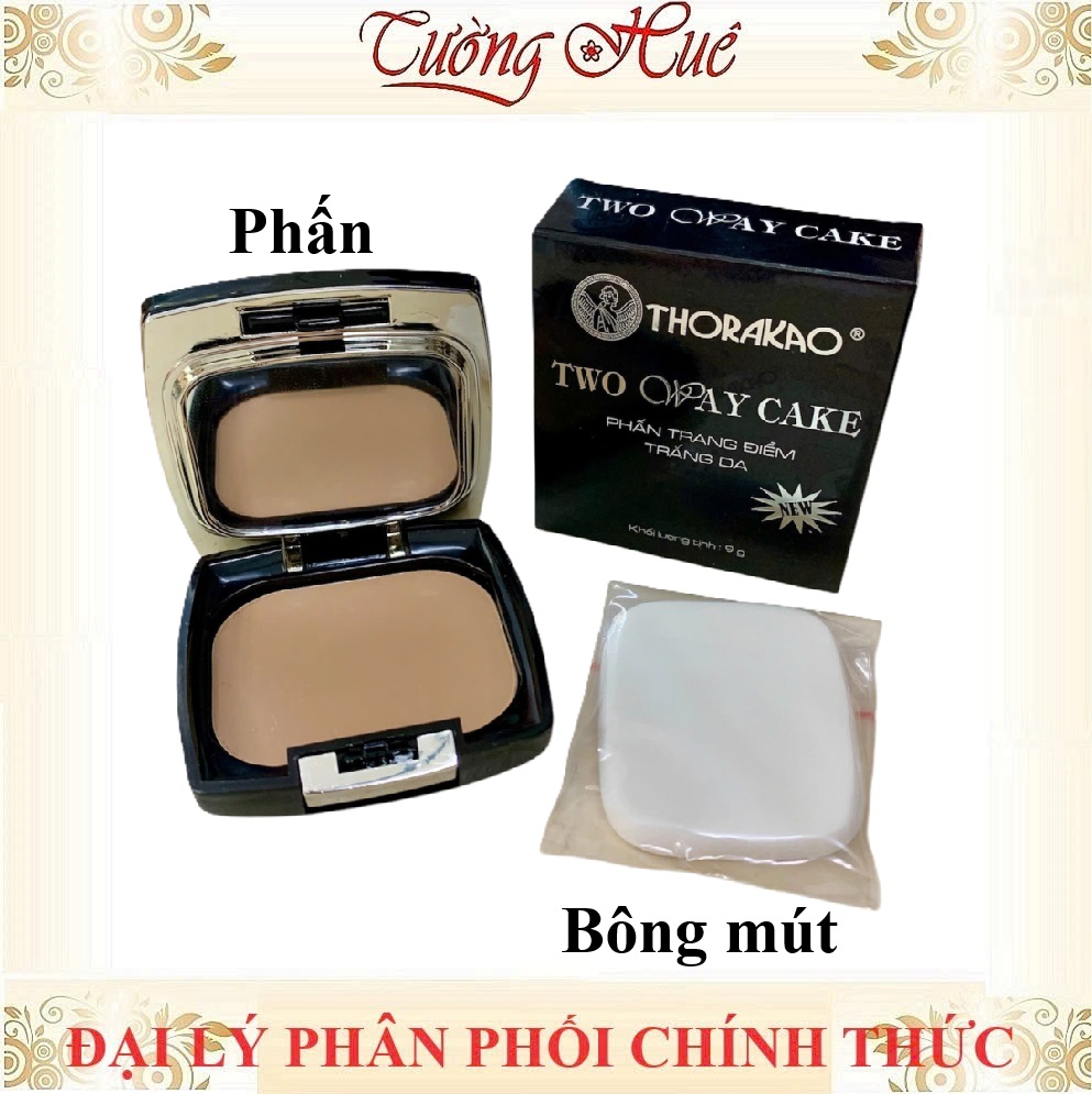 Phấn Trang Điểm Trắng Da Thorakao Two Way Cake 9g - Nhiều Màu Lựa Chọn