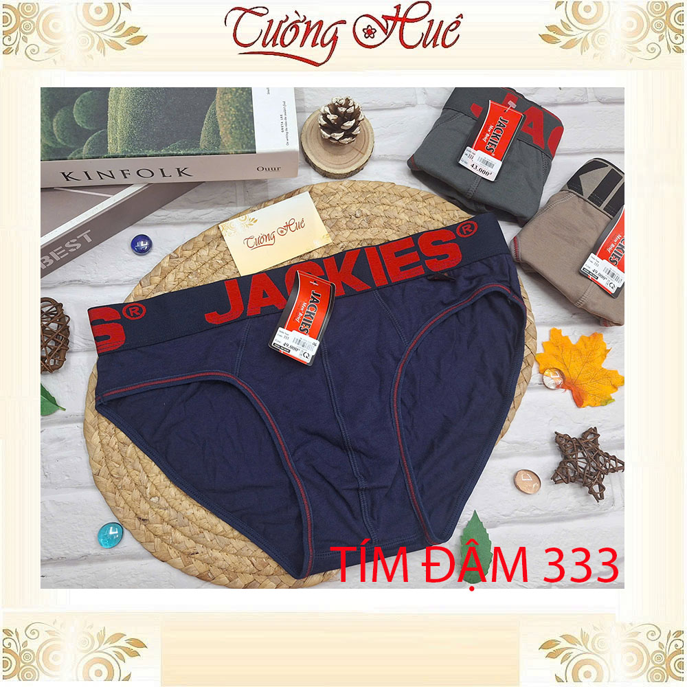 Quần Lót Nam Brief Tam Giác JACKIES 333 Bản Lưng Lớn Co Dãn Ôm Body