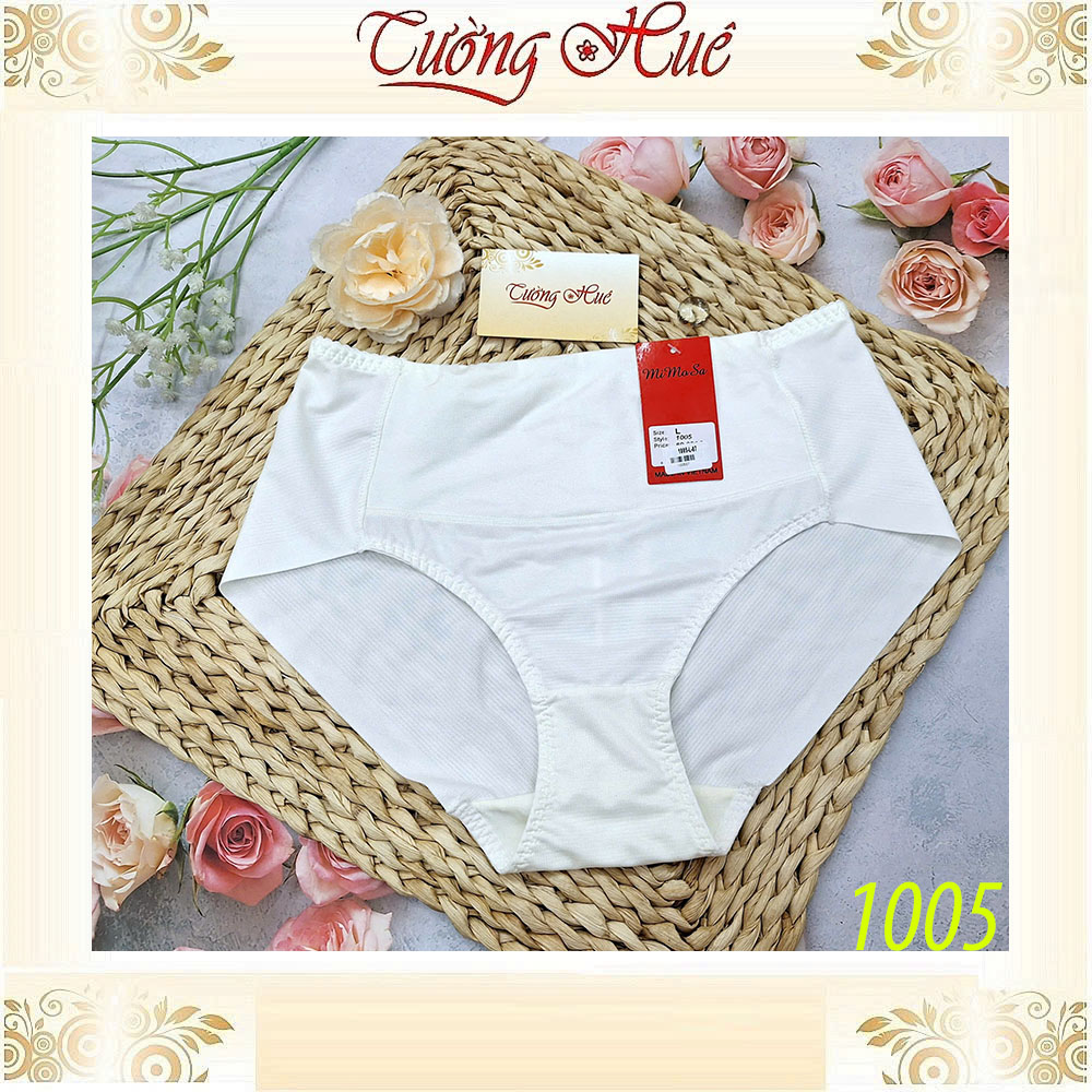 Quần lót nữ Mimosa 1005 lưng cao ôm bụng không viền